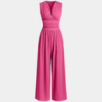 Sultana | Chic Wide-Leg Sleeveless Jumpsuit