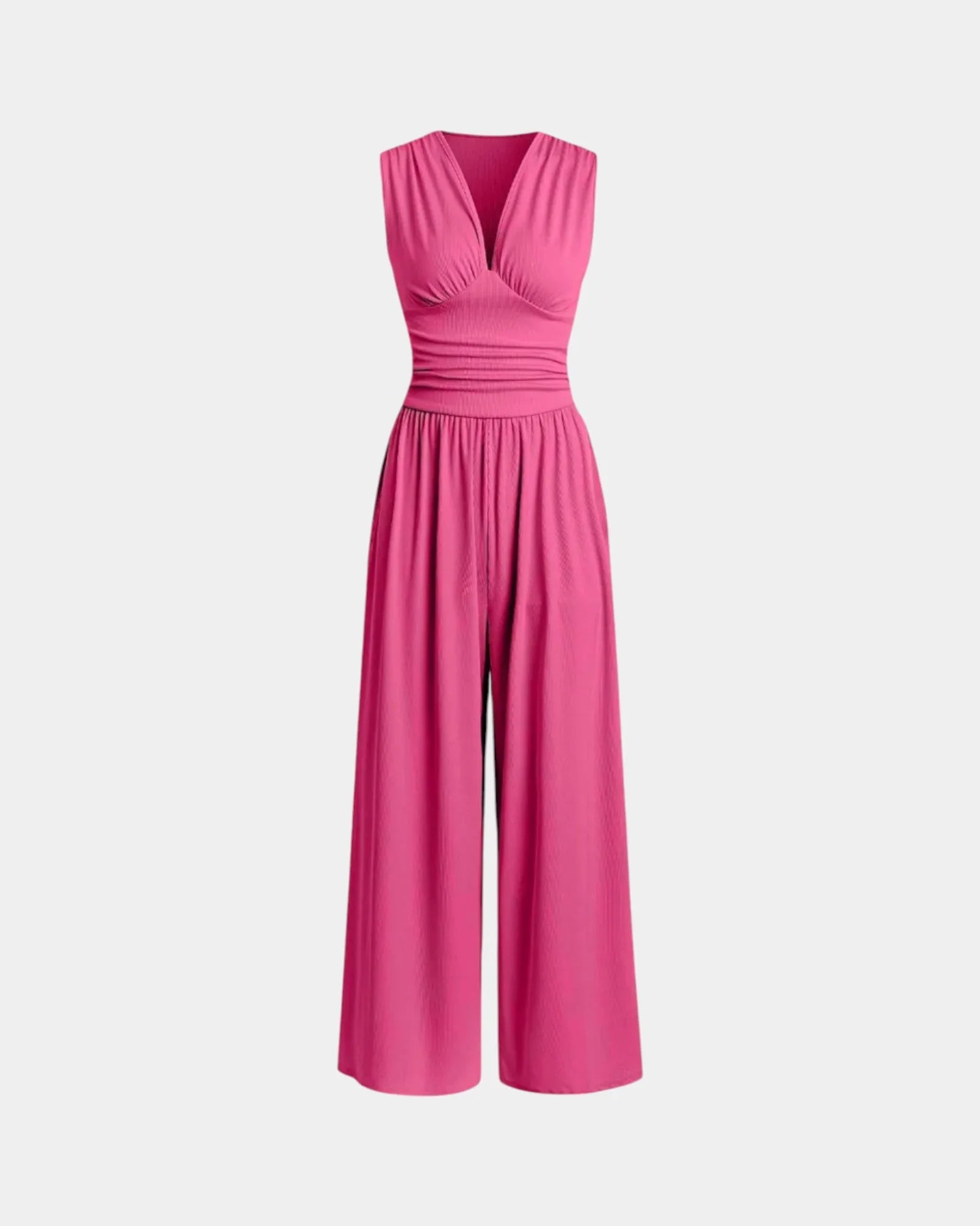 Sultana | Chic Wide-Leg Sleeveless Jumpsuit