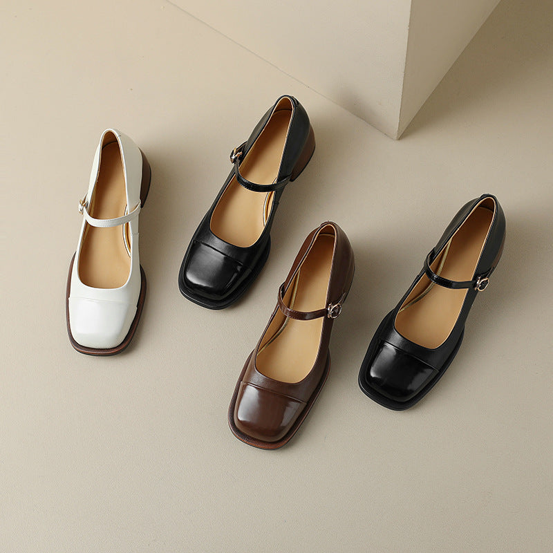 Erel | Women's Block-Heel Mary Jane Court Shoes