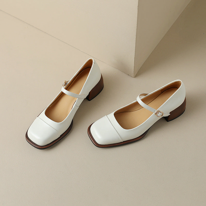 Erel | Women's Block-Heel Mary Jane Court Shoes