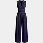 Sultana | Chic Wide-Leg Sleeveless Jumpsuit