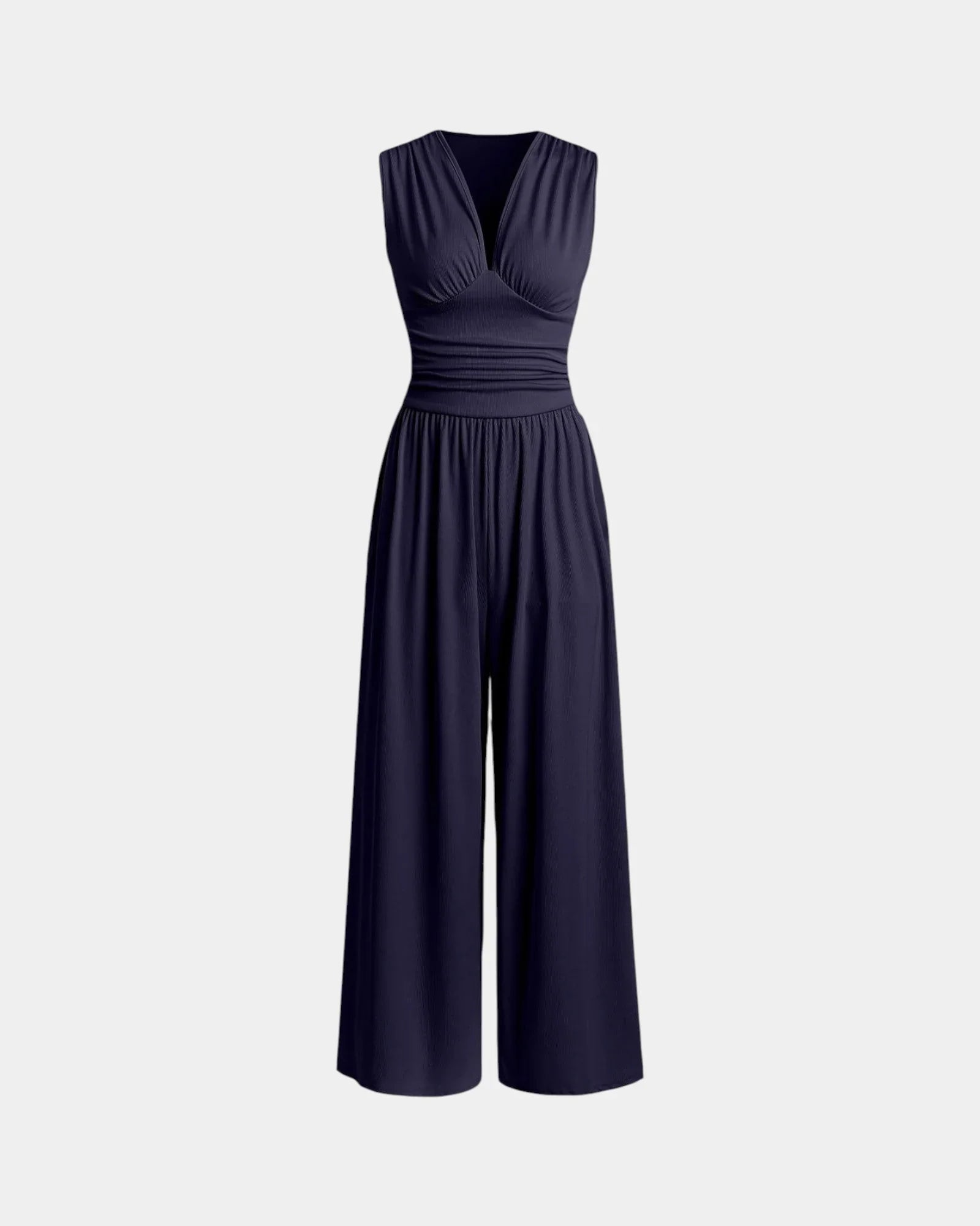 Sultana | Chic Wide-Leg Sleeveless Jumpsuit