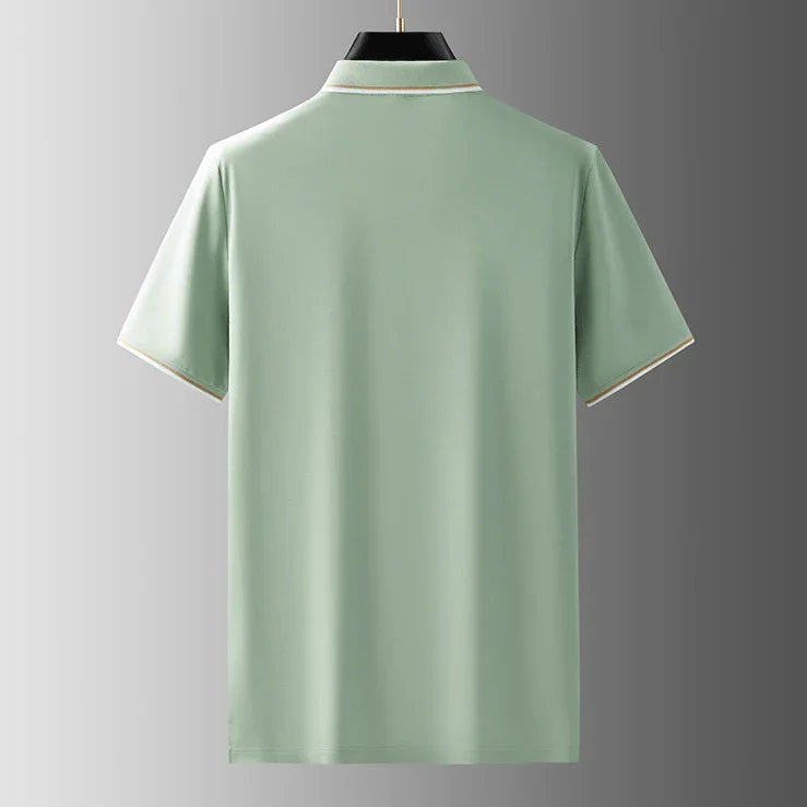 Antoine | Soft Silk Polo Shirt