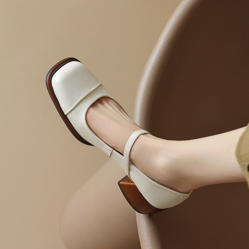 Erel | Women's Block-Heel Mary Jane Court Shoes