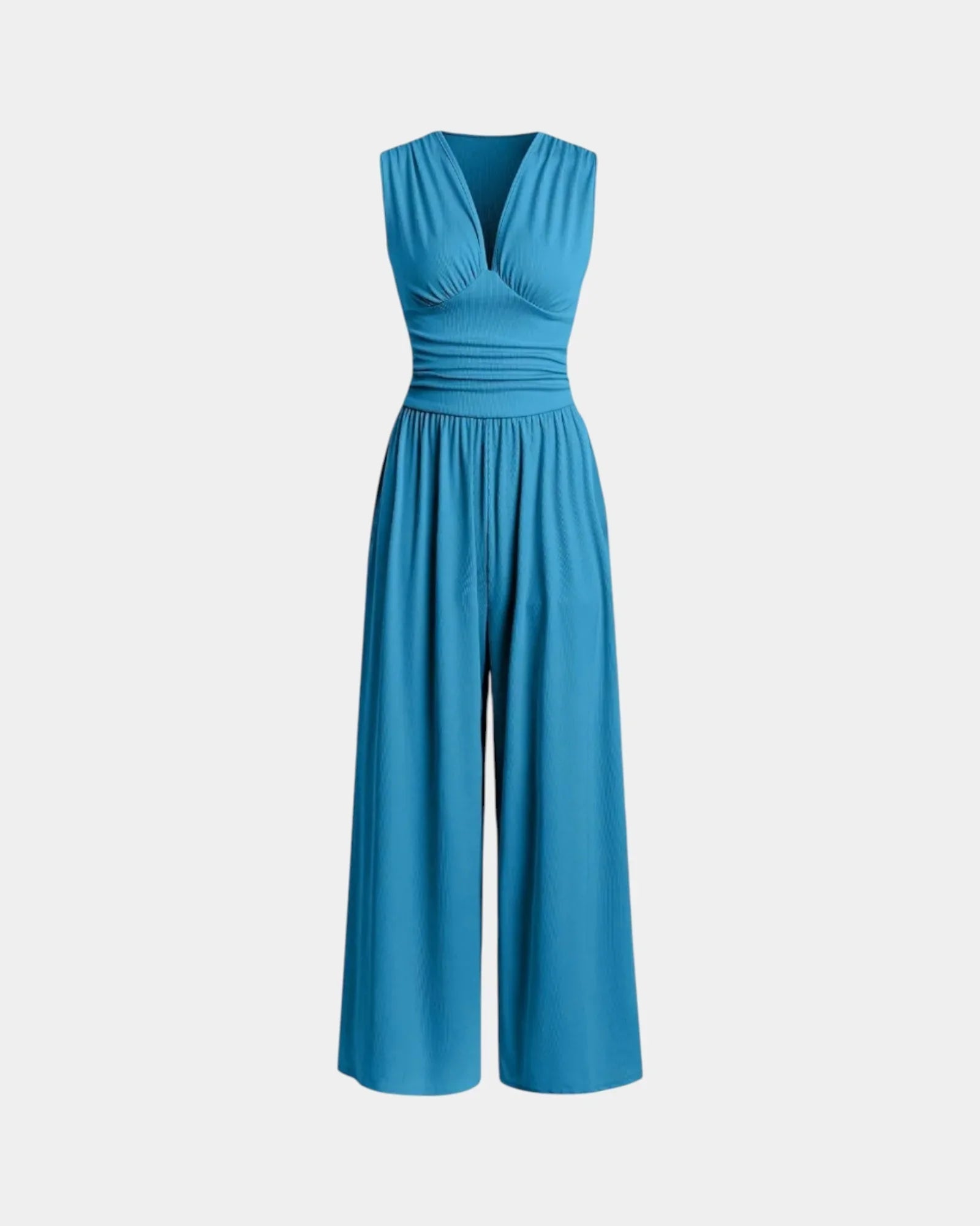 Sultana | Chic Wide-Leg Sleeveless Jumpsuit