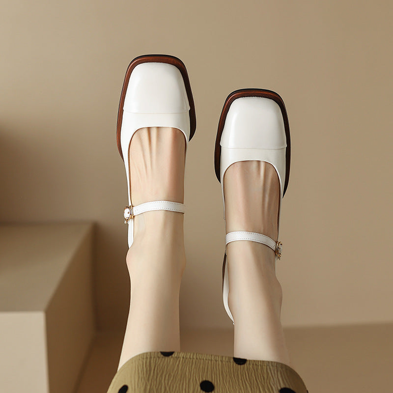 Erel | Women's Block-Heel Mary Jane Court Shoes