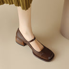 Erel | Women's Block-Heel Mary Jane Court Shoes