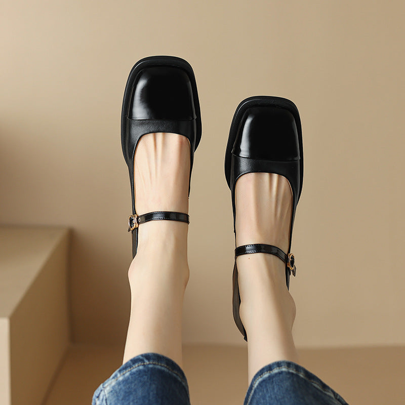 Erel | Women's Block-Heel Mary Jane Court Shoes