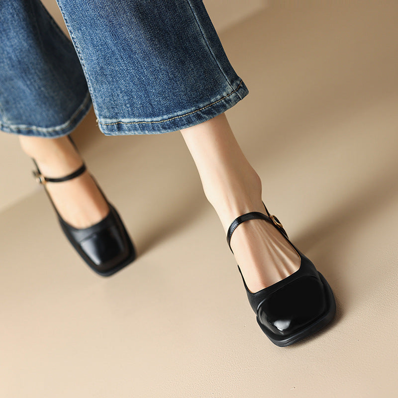 Erel | Women's Block-Heel Mary Jane Court Shoes