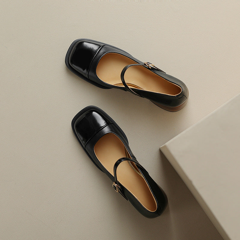 Erel | Women's Block-Heel Mary Jane Court Shoes