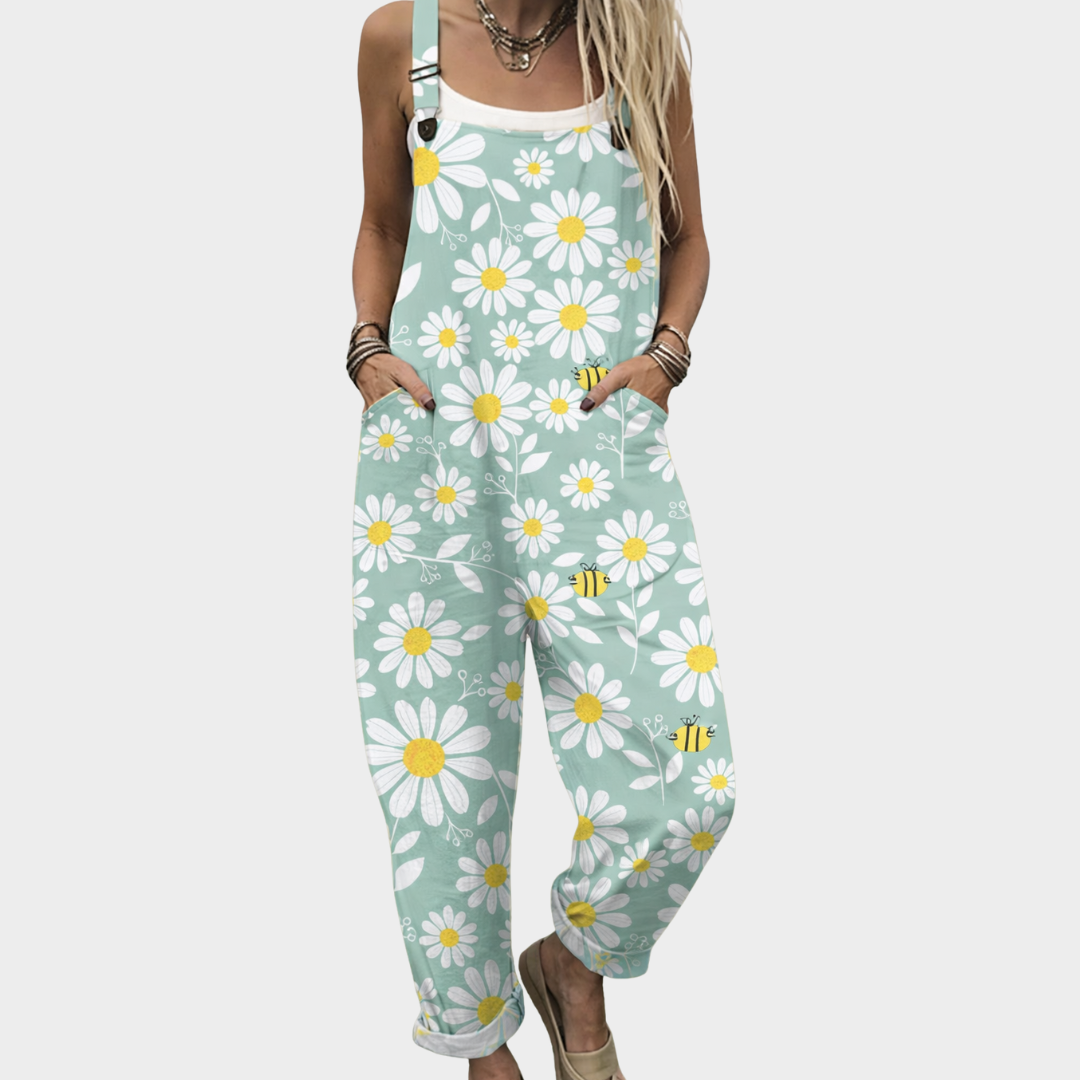 Florentine | Bright Fresh Daisy Jumpsuit