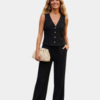 Vivette | Elegant trouser and top set