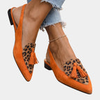 Francette | Heeled Sandals with Fringe