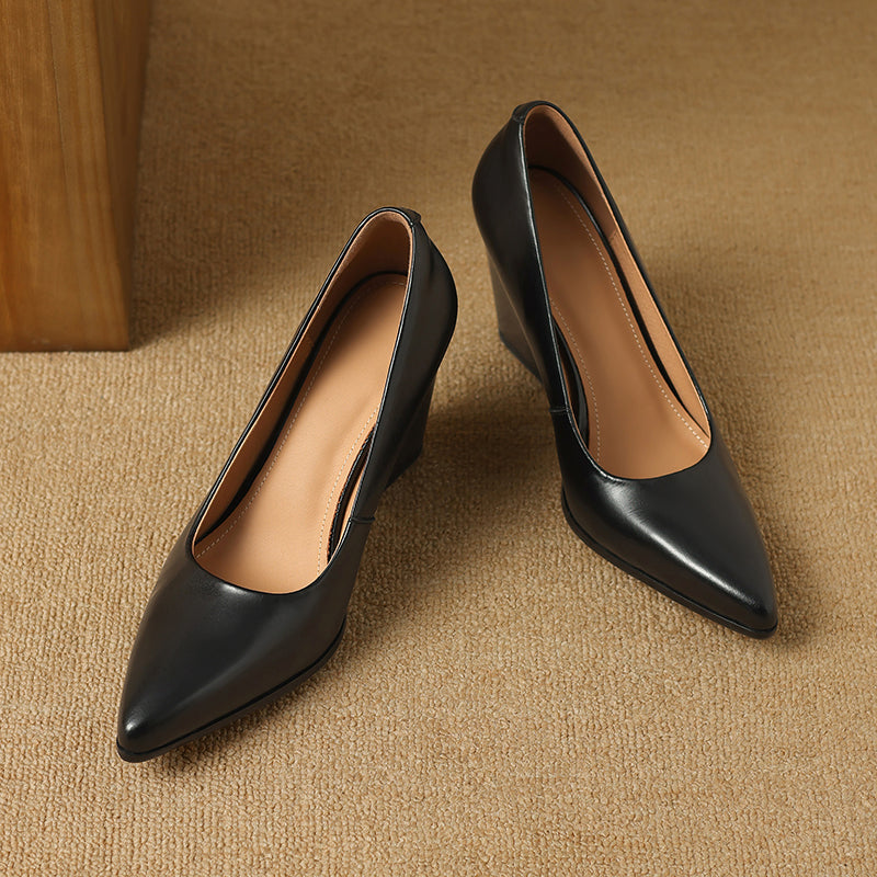 Verona | Elegant Women's Block-Heel Court Shoes
