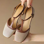 Genira | Women's Mid-Heel T-Bar Shoes