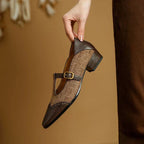 Chloé | Vintage Leather Shoes with Buckle