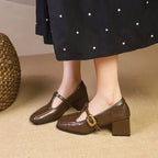 Rosa | Women's Block-Heel Mary Jane Shoes