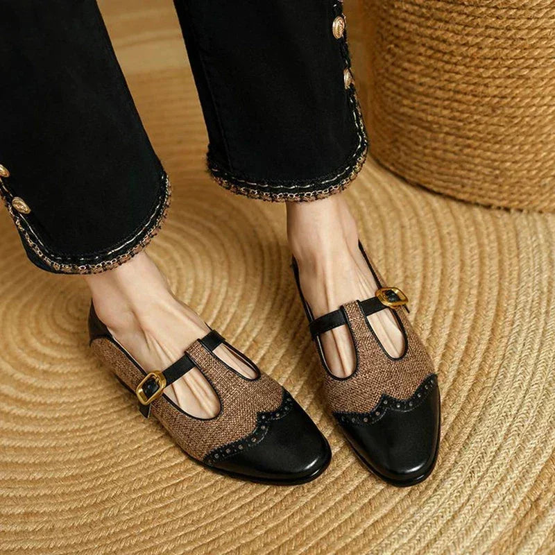 Chloé | Vintage Leather Shoes with Buckle
