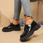Velona | Contemporary Patent Leather Derby Shoes