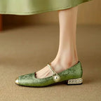 Mestelle | Elegant Women's Mary Jane Shoes with Shimmering Details
