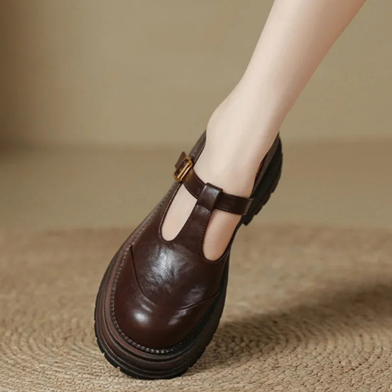 Fleur | T-Bar Shoes with Vintage Charm