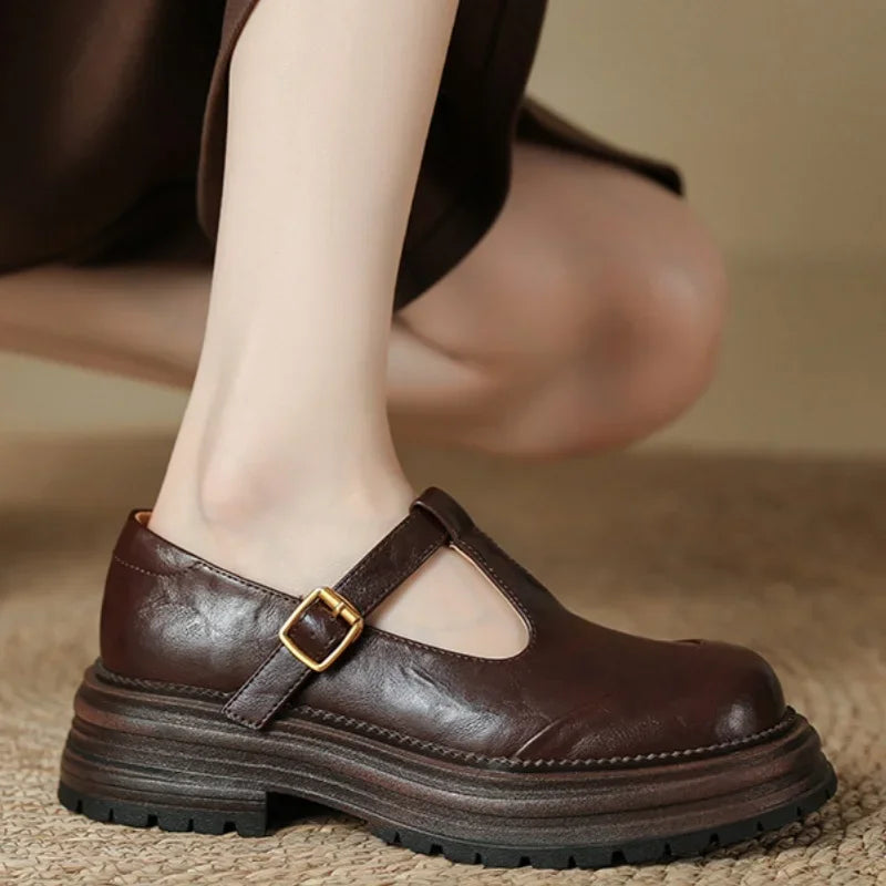 Fleur | T-Bar Shoes with Vintage Charm