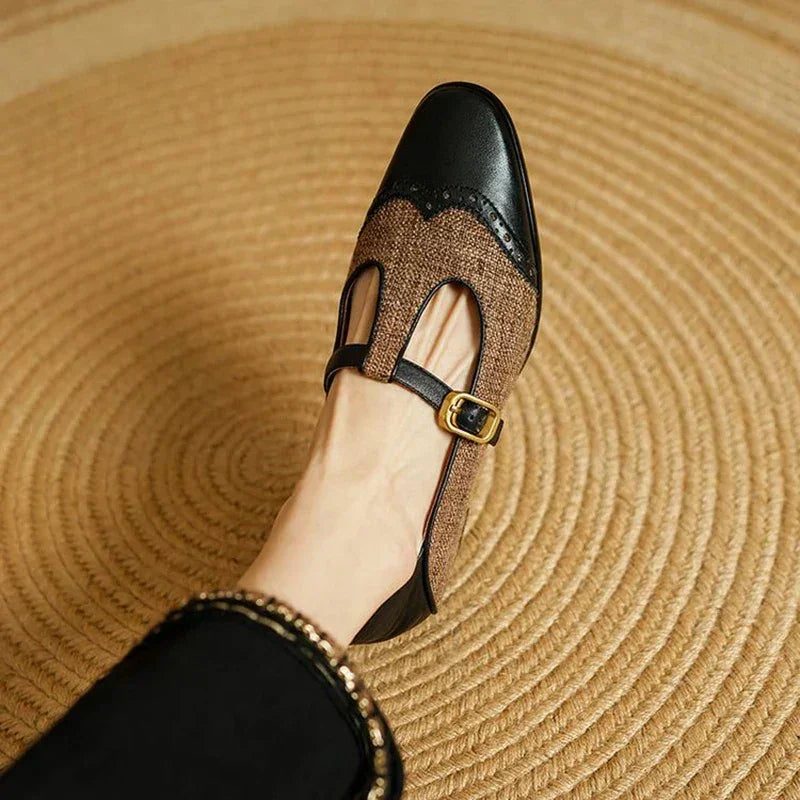 Chloé | Vintage Leather Shoes with Buckle