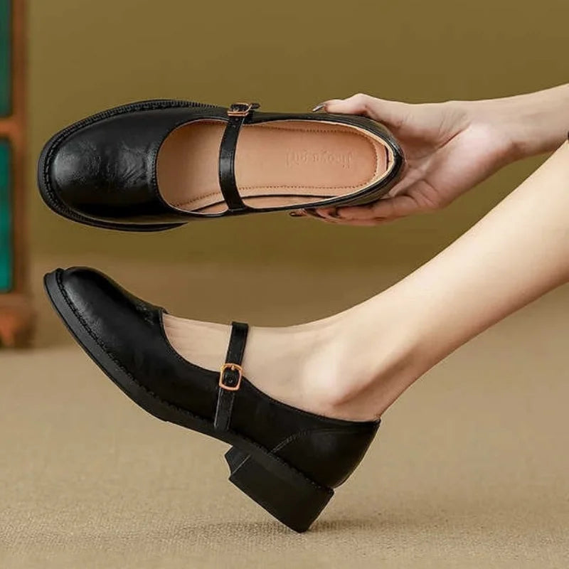 Dorvanna | Comfortable Women's Low-Heel Mary Jane Shoes