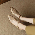 Aurenza | Women's Low-Heel Buckle Shoes