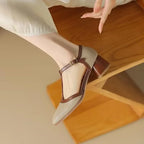 Genira | Women's Mid-Heel T-Bar Shoes
