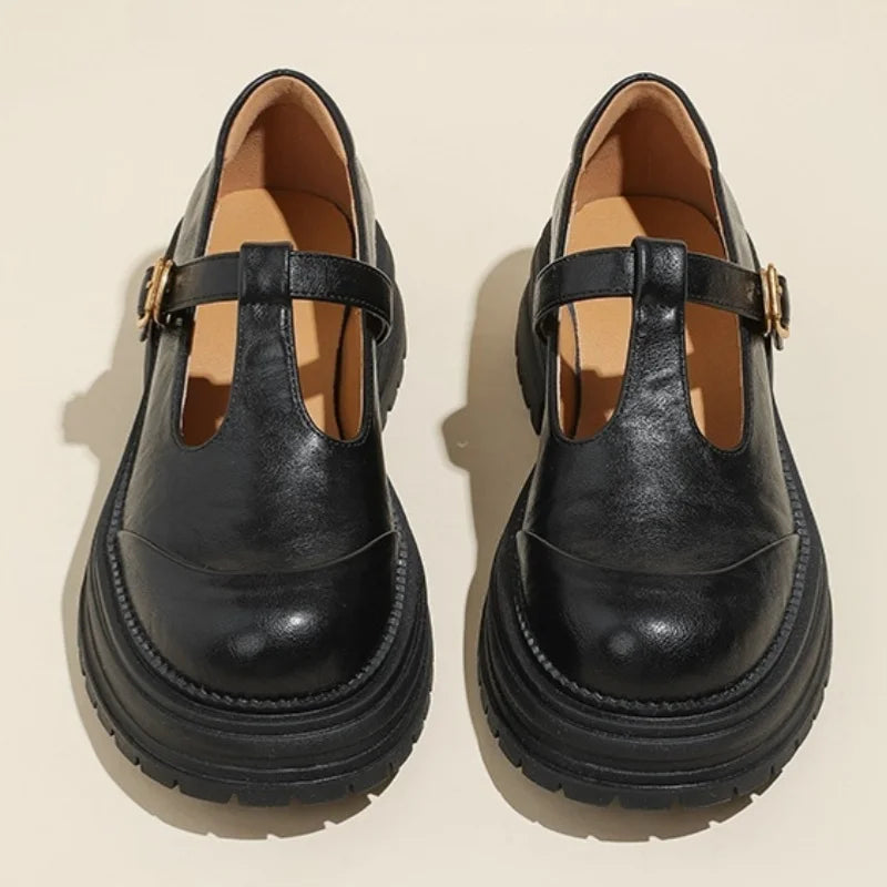 Blythe | Women's Round-Toe T-Bar Mary Jane Shoes