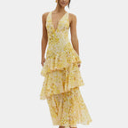 Isa | Elegant Floral Maxi Dress