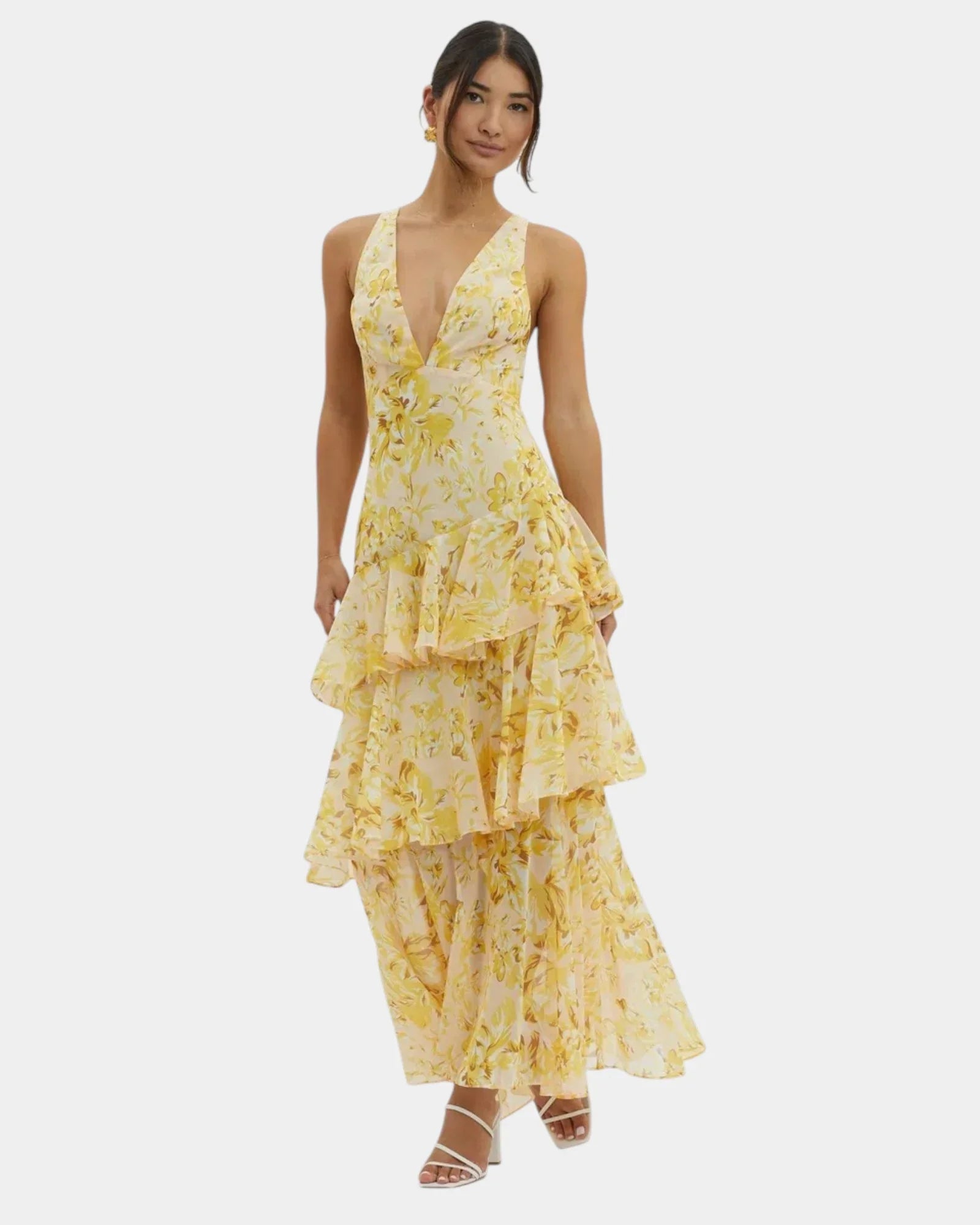Isa | Elegant Floral Maxi Dress