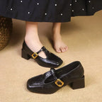 Rosa | Women's Block-Heel Mary Jane Shoes