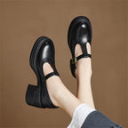 Elvana | Women's Chunky-Heel Mary Jane Shoes