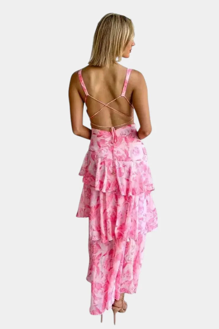 Isa | Elegant Floral Maxi Dress