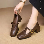Rosa | Women's Block-Heel Mary Jane Shoes