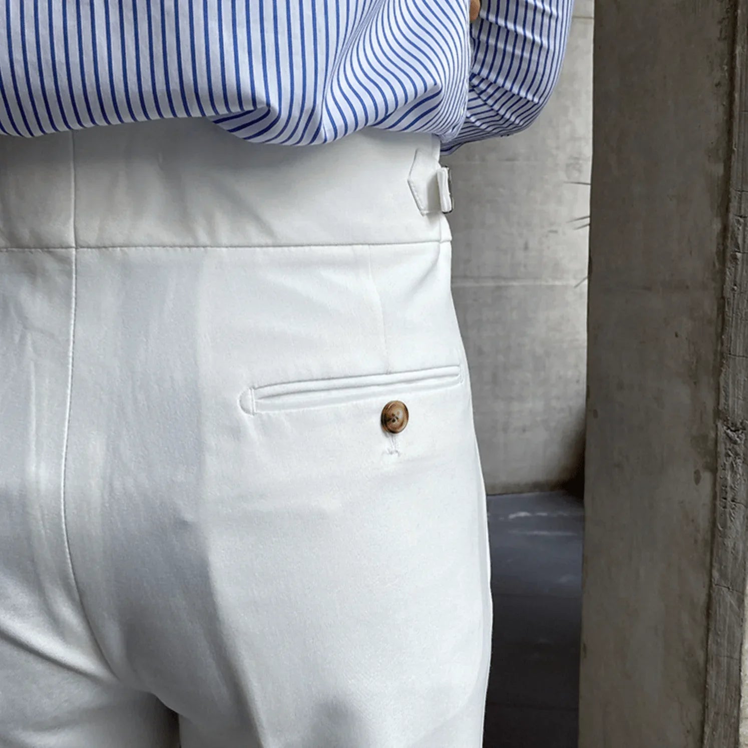 Edward | Elegant High-Waisted Trousers