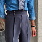 Edward | Elegant High-Waisted Trousers