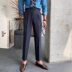 Edward | Elegant High-Waisted Trousers