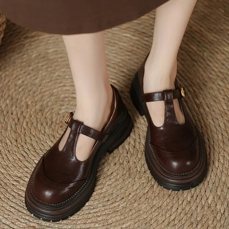 Fleur | T-Bar Shoes with Vintage Charm