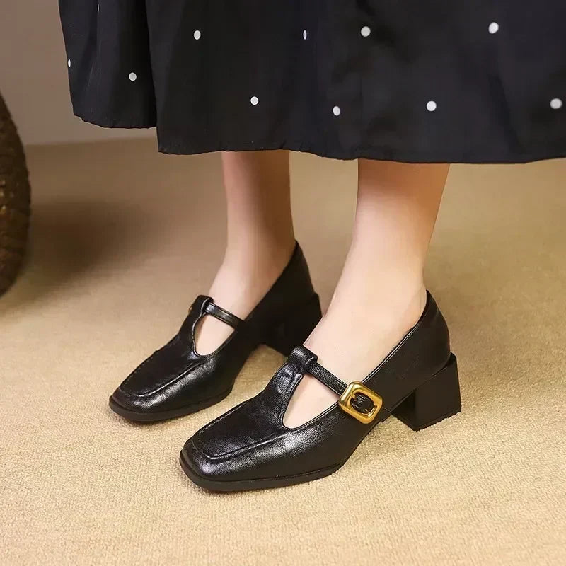 Rosa | Women's Block-Heel Mary Jane Shoes