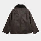 Délianne | Veste en cuir vintage