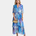Gilda | Dress with tie belt