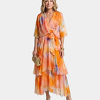 Gilda | Dress with tie belt