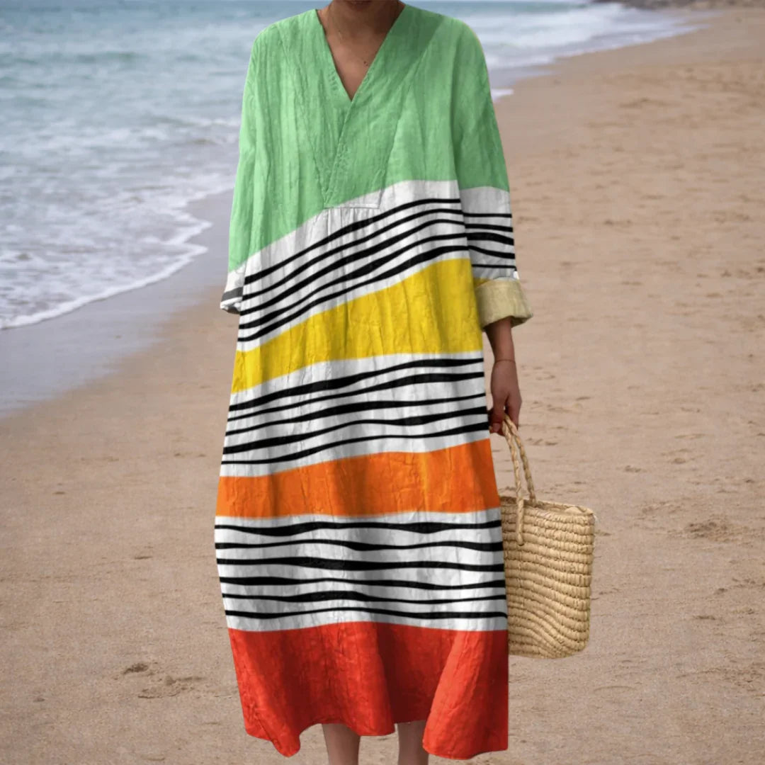 Eugénie | Elegant Geometric Dress
