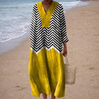 Fanny | Elegant Geometric Dress