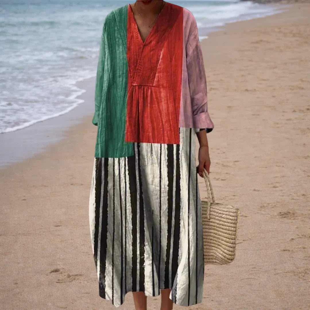 Rose | Elegant Geometric Dress