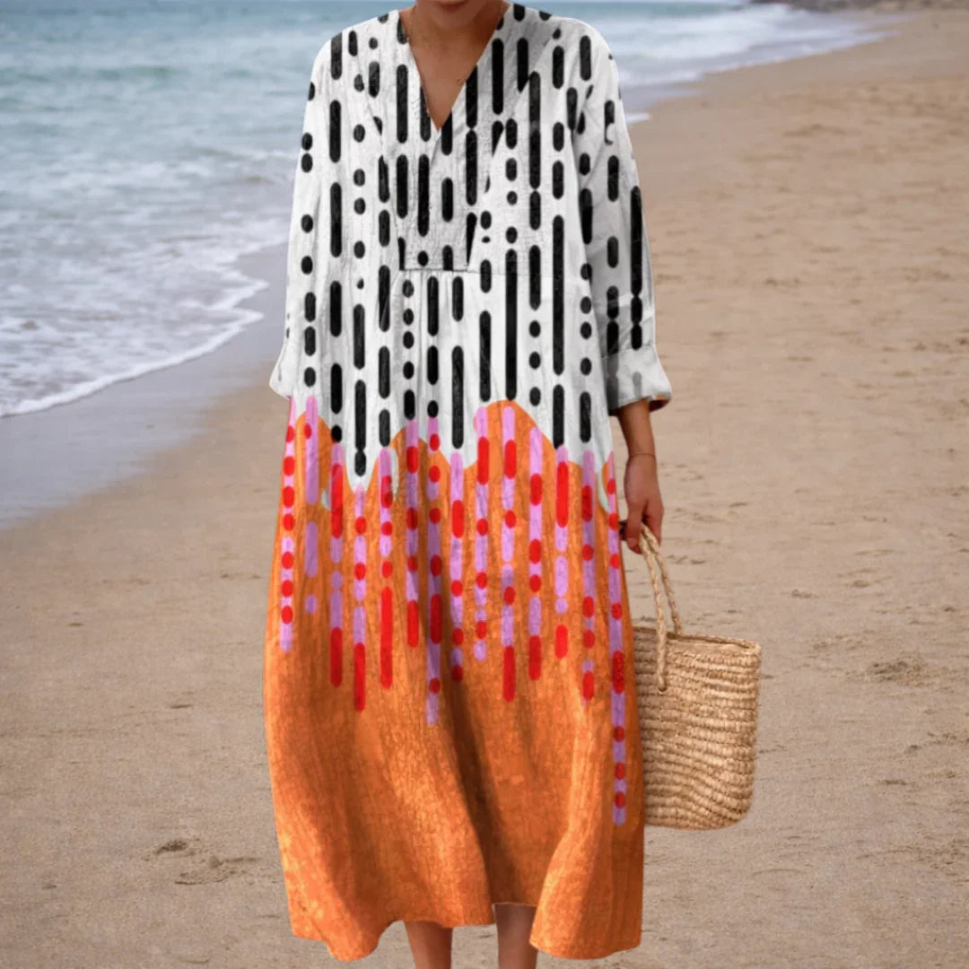 Gisèle | Elegant Geometric Dress