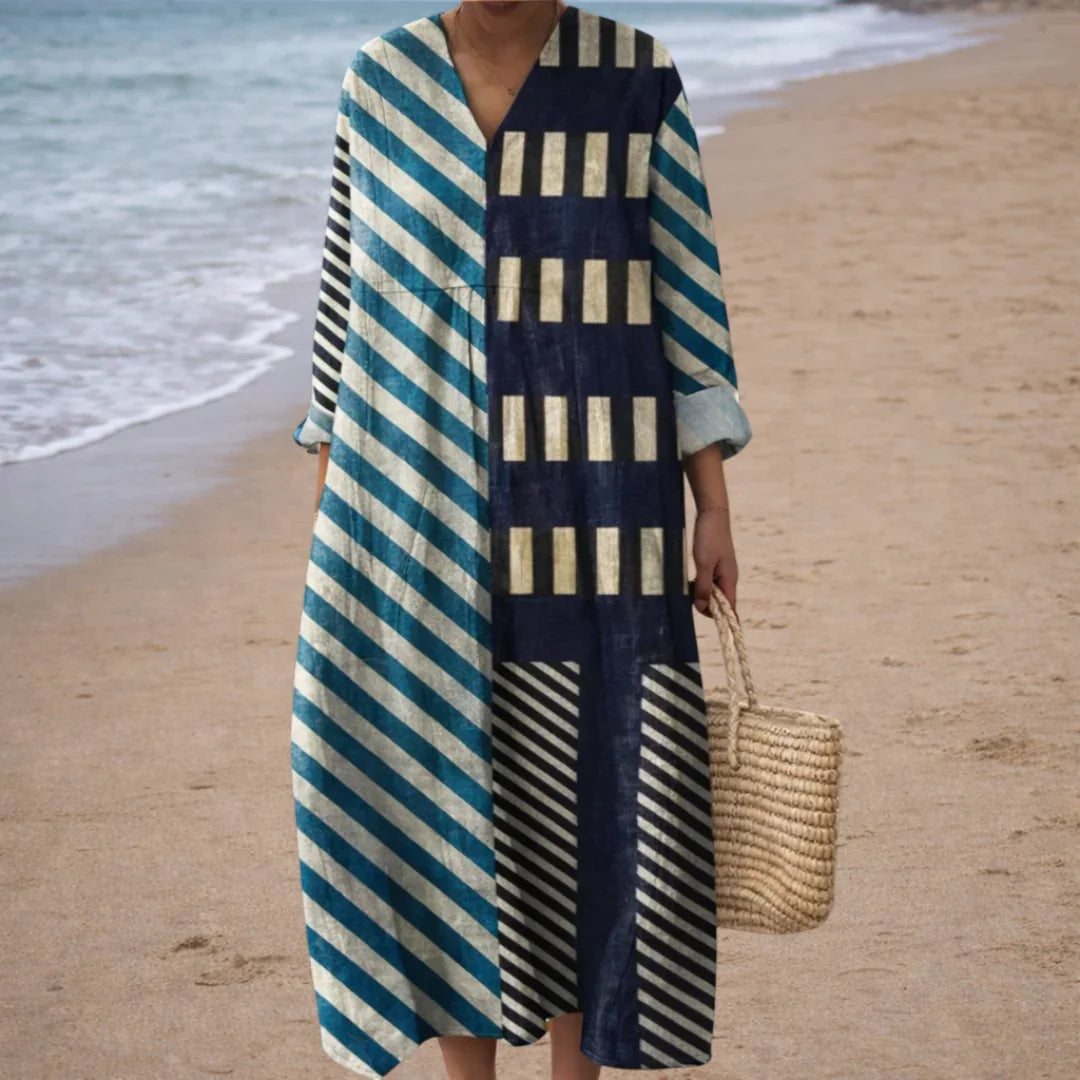 Émilie | Elegant Geometric Dress